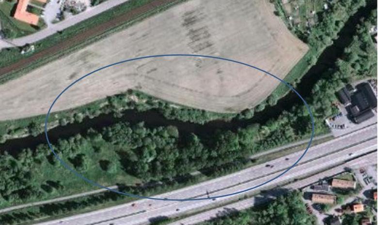 6 Fig. 2. Karta över inventerings- och utredningsområdet vid Finngösabäckens utlopp i Säveån. 3. Trafikverkets samrådsunderlag 3.1.