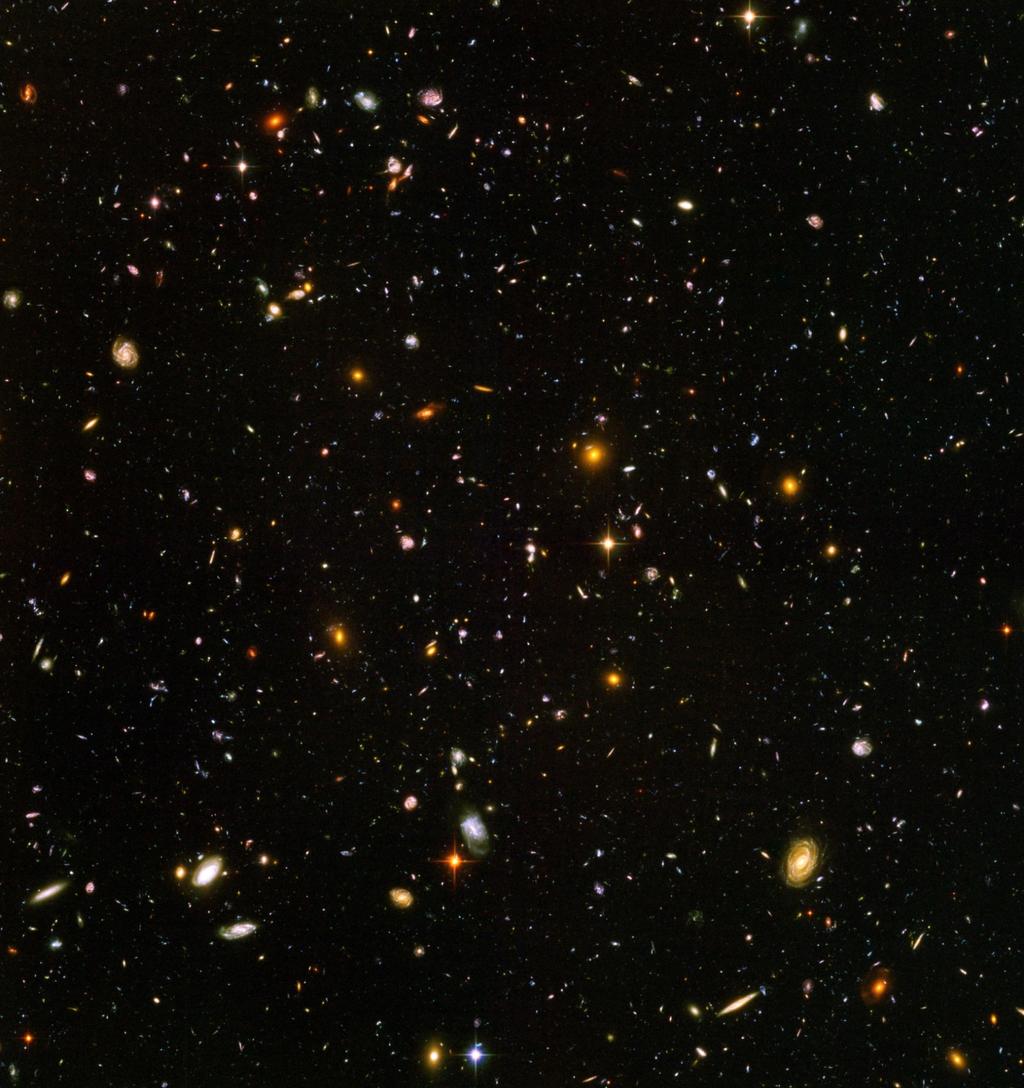 Dagens världsbild Hubble Ultra Deep Field 11,5 Mest avlägsna galaxerna (~ 10