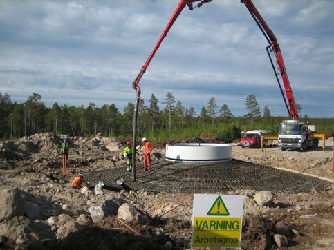 Vindkraftverken Typexempel på utformningen av vindkraftverken redovisas i bilaga 10.