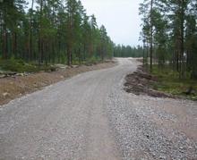 vindkraftverkets torn. Om det blir aktuellt med sådana vindkraftverk på Granliden måste en viss yta avverkas vid varje vindkraftverk för denna hopmontering.