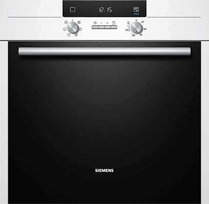 KÖK/INBYGGNADSUGN KÖK/INBYGGNADSUGN LEVERANTÖR: SIEMENS LEVERANTÖR: SIEMENS HB23AB221S Inbyggnadsugn, A, 66 liter,, Varmluft, Titanglansemalj, 5 ungsfunktioner, Popup-vred, Digitalur, Barnspärr,
