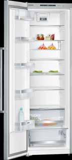SuperInfrysning med auto återställning, 5 frysbackar med transparent front varav 2 BigBoxes, 2 infrysningsfack med transparent lucka Pris: 2700:- KYL