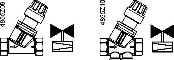 Rekommendation Ett smutsfilter skall monteras före ventilen. Detta ökar ventilens tillförlitlighet och livslängd. Ta bort smuts, svetspärlor osv.