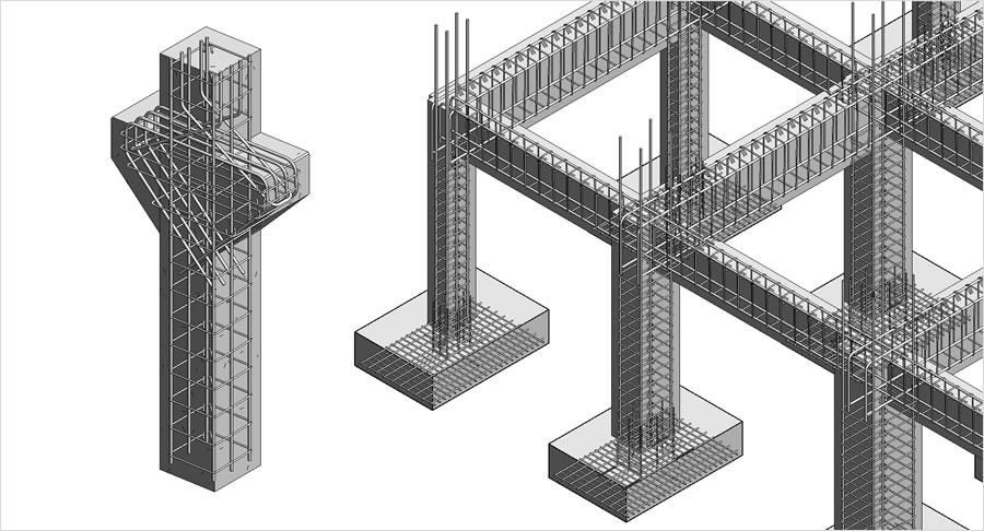 4 Revit Structure Det finns idag att antal olika mjukvarualternativ för att skapa och hantera BIM vid projekteringen av en konstruktion.