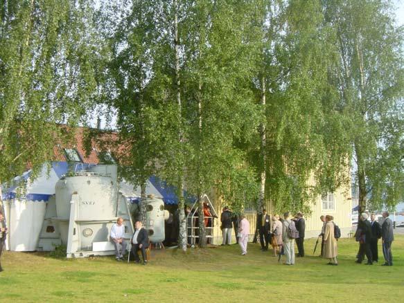 Dyktankhuset mötesplats för ubåtsintresserade under jubileum Ubåtsvapnet firade under 2004 sitt 100-årsjubileum.