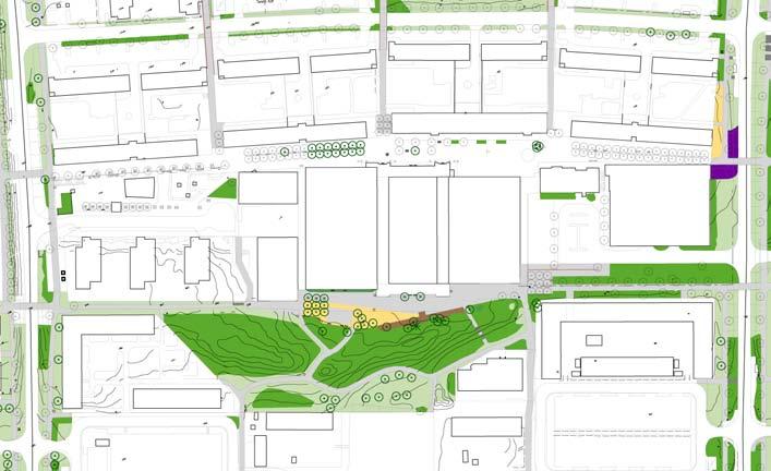 Tensta centrum Tenstastråket Tenstagången är stadsdelens mest centrala plats och mycket välbesökt. Här ligger tunnelbanestation och det mesta av stadsdelens service.