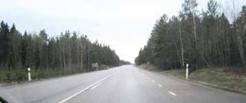Mittersta delen av sträckan består av större sammanhängande skogspartier. Projektet sträcker sig från Köping till Trafikplats Västjädra.