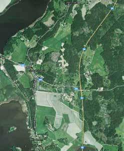 Beskrivning av vägsträckan utifrån angivna karaktärer Plan 1.