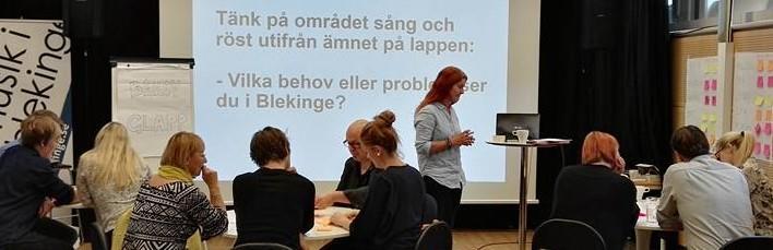 4 2. Bakgrund Projekes ål är a hia sä a fräja enreprenörskap och a illvara på illväxöjligheer ino sång- och rösoråde.