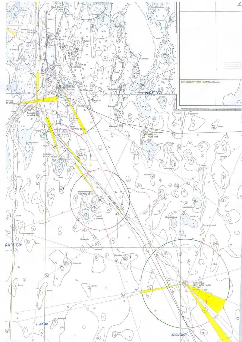 2.9 Farleden (se sjökortsutdrag) Andra