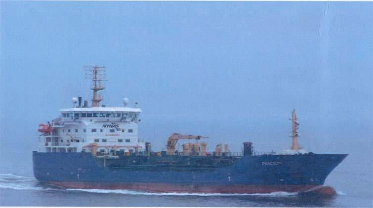 Brutto: 6280 Dödvikt: Löa: Bredd: Djupgående: Klass: 6400 ton 116,9 meter 18,1 meter 7,5 meter Bureau Veritas Byggnadsår: 2003 Byggnadsmaterial: Maskinstyrka: Besättning: