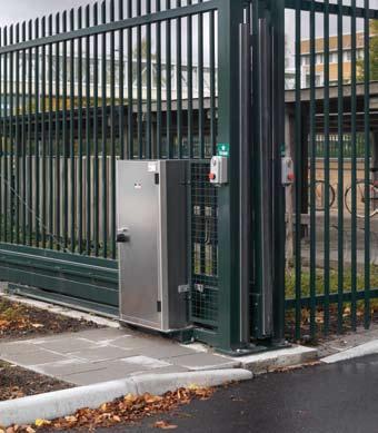 En i polerad stål som rymmer såväl drivenhet som elektronik ett komplett paket för enkelt montage på plats som kräver mindre kabeldragning eftersom allt är integrerat.