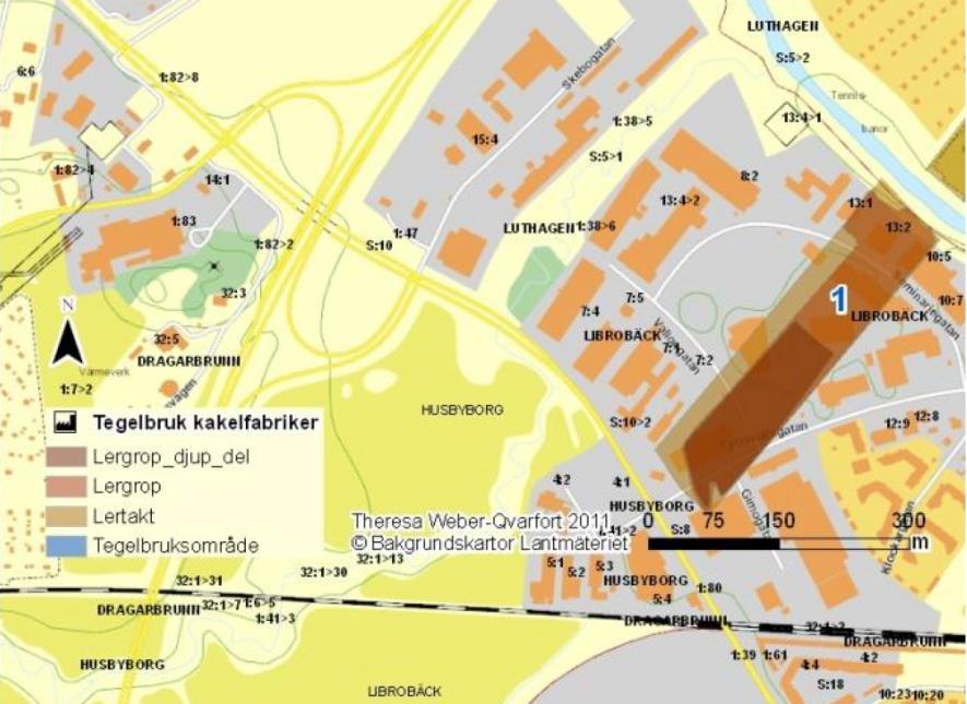 oljetunnor, skrot och schaktmassor deponerats.