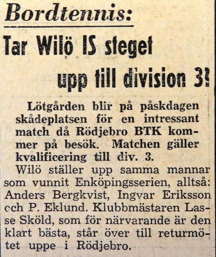 Efter seriesegern blev det kvalmatcher mot Rödjebro BTK från