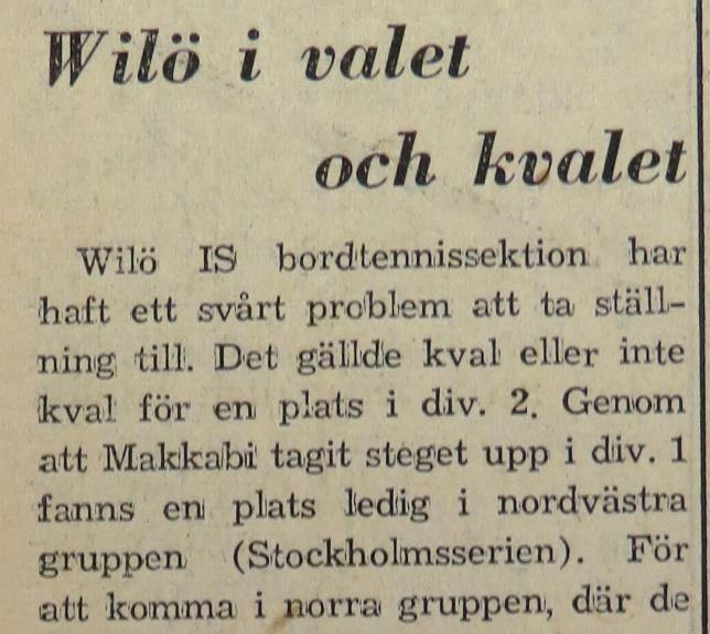 6-4. En som då blev helt lottlös var Wilös Lars Sköld. Man kan anta han går i revanschtankar.