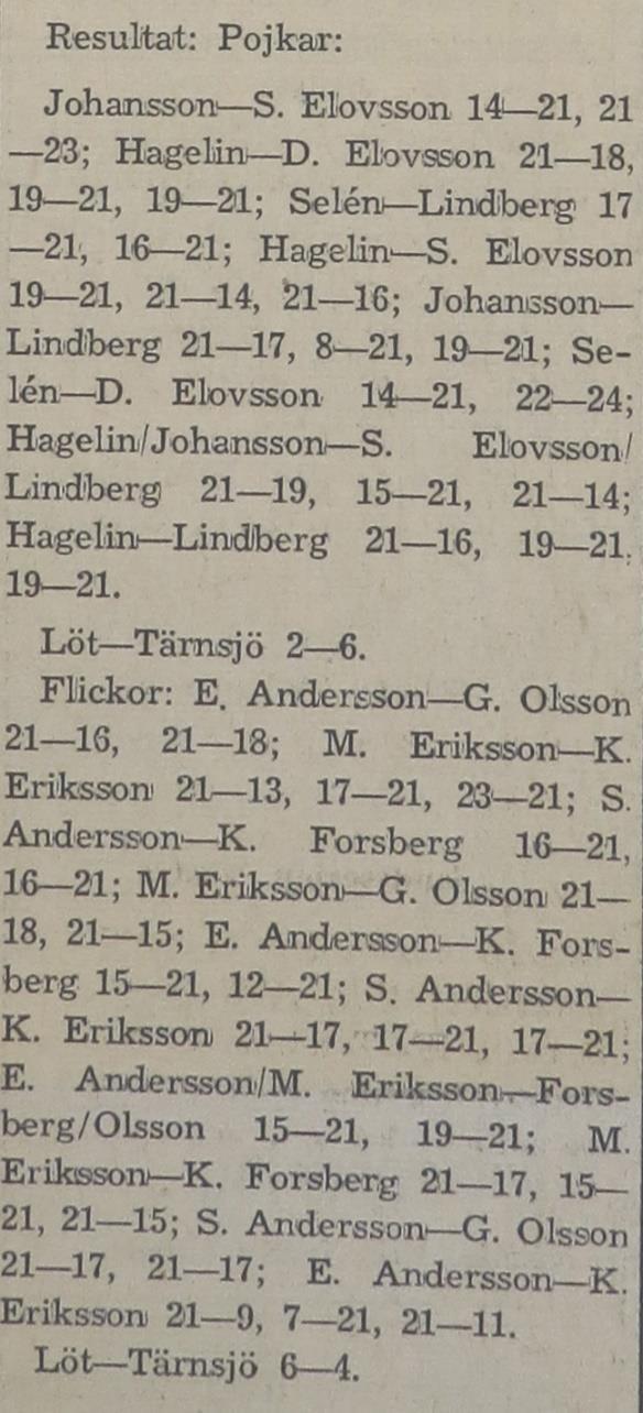 B- och C-lagen. Segrare blev Anders Bergkvist som för första gången i höst lyckades besegra Lars Sköld. I finalen slog han Paul Eklund.