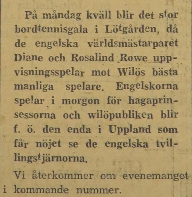 Resultat, 4H-ungdomar, flickor: 1) Elaine Andersson, Löt, 2) Margareta Eriksson, dito, 3) Karin Pettersson, Villberga, 4) Laila Hallin, Löt (EP 1952-05-27).