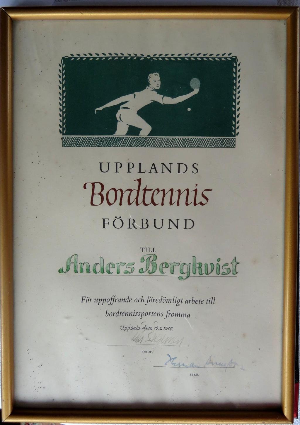 Pepparotsträffen Söndagen den 20 mars 1955 arrangerade Enköpings GIF och Wilö IS bordtennisturneringen Pepparotsträffen.