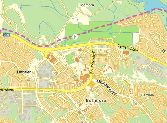 15-12-22, rev 16-03-24, sid 4 (12) 1 Bakgrund Nya flerbostadshus planeras i kv. 13, 14 och 15 i Norra Tyresö Centrum.