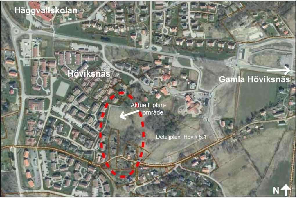 2 Förutsättningar Planområdet ligger i nordöstra Tjörn i centrala Höviksnäs.