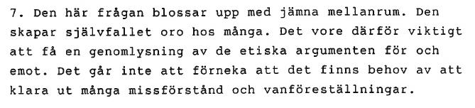 Smerom dödshjälp 1989 1989: SCB-enkät om dödshjälp på uppdrag av