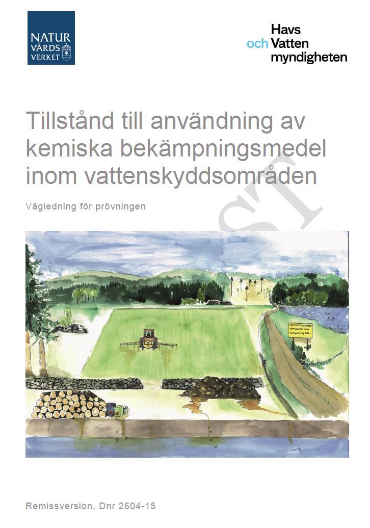 Förslag till vägledning från NV och HaV NV och HaV har ett överlappande ansvar i frågorna Remiss 1 pågick mellan den 7/9 31/10 2015 Möte med Kemikalieinspektionen den 26/10 2015 Möte med