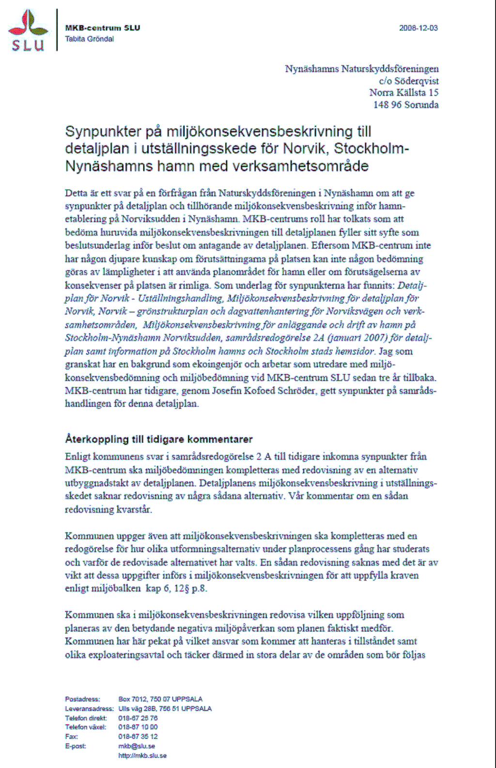 Bilaga: