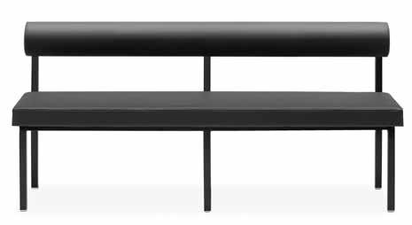 Höjd: 140 cm Sitthöjd: 44 cm Djup: 78 cm Bredd: 140 cm 3628 - Cilenz soffa offereras ÖSTRA soffa Design Åsa Conradsson Lackat stålstativ.