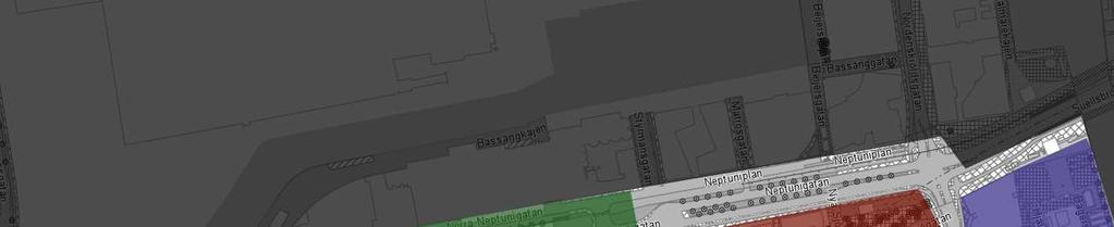 Området Området har inventerats och en grov indelning har gjorts. De olika typ-områden som förekommer är: Området innehåller till största del bostäder i form av lägenhetshus.