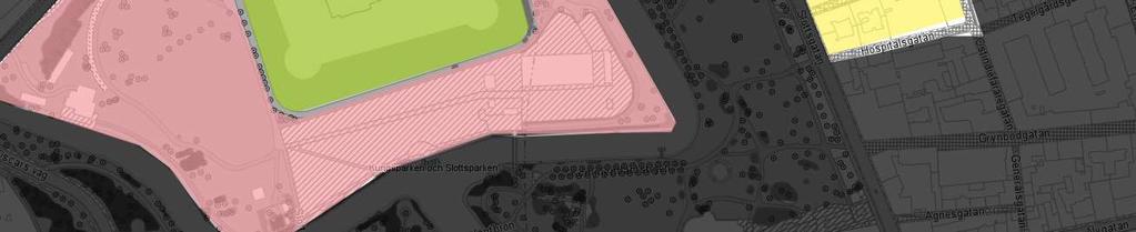 Här finns det flera cykelparkeringar samt ett parkeringhus ligger under marken samt Bagers bro som går mellan Bagers plats och Innerstaden.