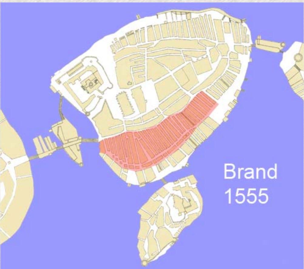 Stadsbränder Stadskvarter Historisk