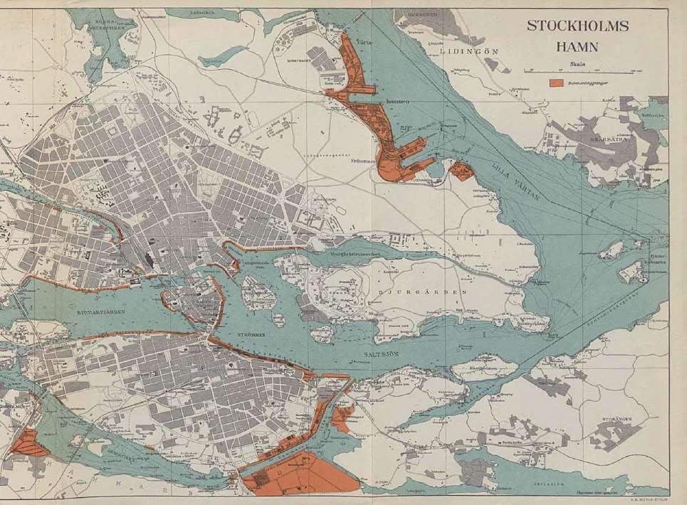 Stockholms Hamnar 1933 Historik
