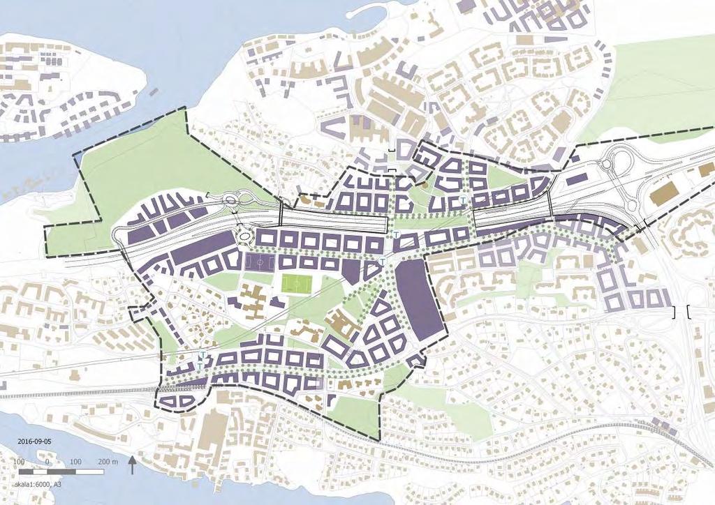 42 6 (7) Fortsatt arbete För att skapa en god stadsbebyggelse inom området återstår visst arbete med både övergripande frågor och detaljplaneläggning varav vissa frågor kan komma att påverka