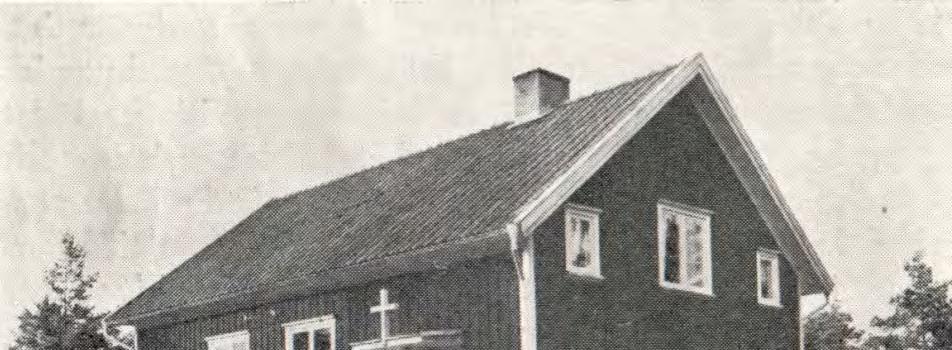 UPPLO MISSIONSHUS Upplo missionshus omkr 1950 Läge: Alingsås kommun, Långareds socken, 2 km nordost om Upplo herrgårdsbyggnad, omedelbart norr om vägen mot Nossebro, vid avtagsvägen mot Eskekärr.