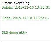 Viktigt att man tittar regelbundet här, så rätt låntagare får rätt bok/artikel.