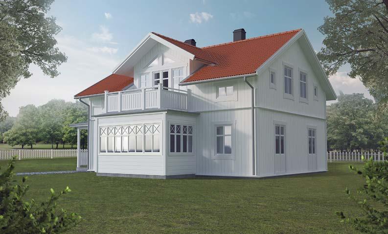 HÄLLEVIKSTRAND 1 1/2 Plan, 4 R.o.k. Boyta 140 m2, Förhöjt väggliv.