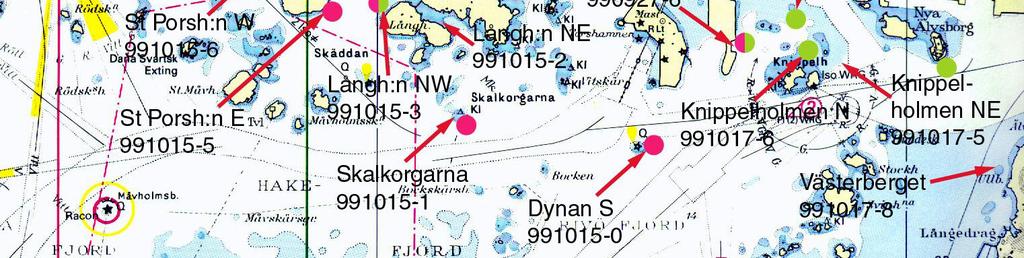 undersökningar av den bentiska biotan har gjorts med hjälp av ROV och dropvideokamera 1996-22 (Jenneborg 1996-22a, samt sammanställningen Jenneborg 2b)(Figur 22).