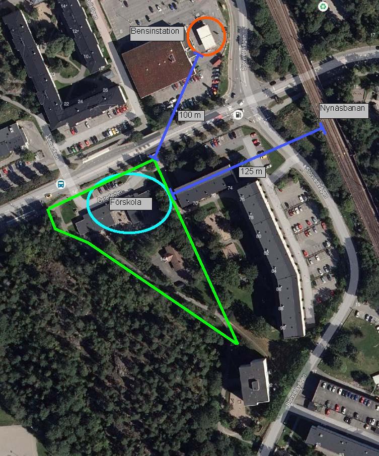 4 (11) 1 Uppdragsbeskrivning 1.1 Bakgrund Huge fastigheter AB och Huddinge Kommun arbetar med en detaljplan för upprättande av förskola inom fastigheten Kv Alkoven inom Huddinge kommun.