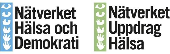 7 december 2017 Nätverket Hälsa och Demokrati samt Nätverket Uppdrag Hälsa Verksamhetsberättelse 2017 Två nätverk en kärna - förtroendevalda och tjänstepersoner i landsting och regioner Blekinge -