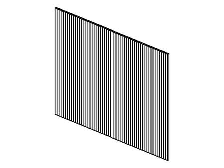 FLEXI GOLV OCH BORDSSKÄRMAR Flei golvskärm finns i 2 höjder med bredd 1000 mm. Vitlackerad fyllning (T0). Metalldetaljer lackerade i mörkgrå metallic struktur (26) eller vit (53).