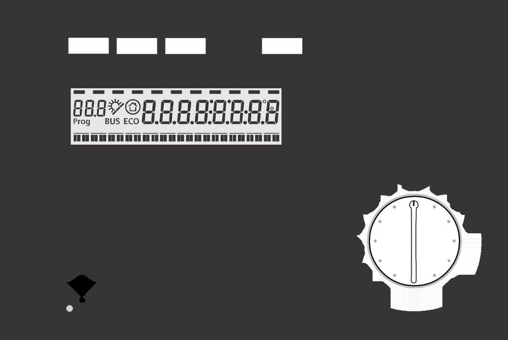 Se till att knappen för tappvarmvattenberedning på displayen är i läge TILL, genom att knappen (E) lyser. Reglercentralen är frabriksinställd på 55 C, vilket normalt är den som ska användas.