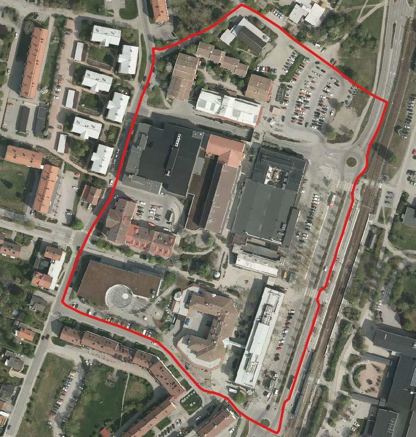 SID 9/10 Karta för förordnandeområde Vallentuna centrum Förordnandeområde enligt 3