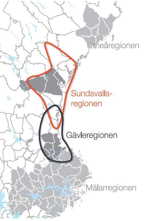 Nya Ostkustbanan Viktig del av Botniska korridoren För hela Sverige Gävleregionen Sundsvallsregionen Umeåregionen Stor- Stockholm Effektiviserar och säkrar godsflöden och logistik Vidgar