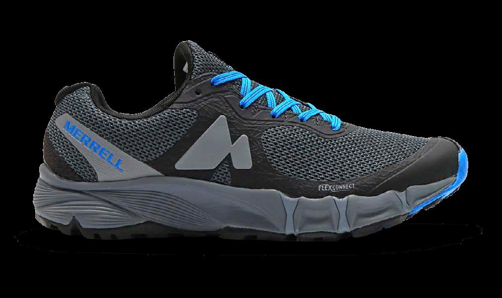 MERRELL AGILITY CHARGE Pris: 1 400 kr Vikt: 307 g. Dropp: 6 mm. Sultyp: Fasta/mjuka/steniga underlag. merrell.com Merrell har levererat många bra trailskor genom åren. Deras kännetecken har varit s.k. natural running-skor, och Agility Charge är inget undantag.