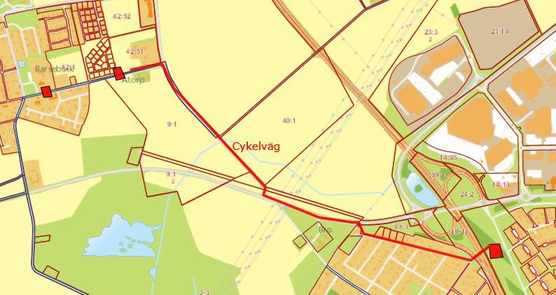 Kollektivtrafik från/till Barsebäck Det finns busshållplats vid Löddevägen i nära anslutning till området och det finns planer på en kompletterande hållplats ännu närmre planområdet.
