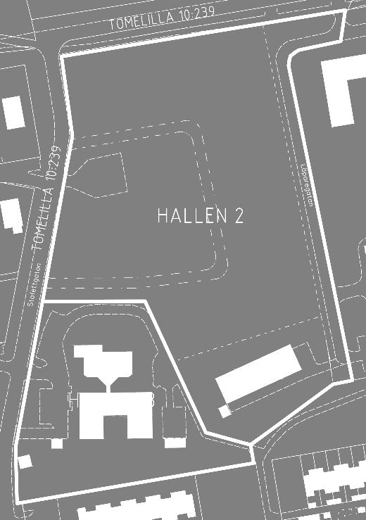 10:239 samt avstyckning från Hallen 2 är nu avslutad.