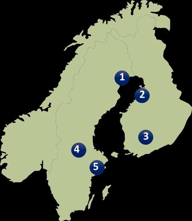 SSAB EU average NAFTA Russia China India SSABs resa till fossilfrihet bygger på genombrottsteknik 160 140 120 100 80 60 40 20 0 Källa: Stahl-Zentrum.