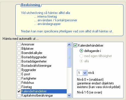 Avancerade Inställningar I samma fönster som de vanliga inställningarna för portföljen har du även en knapp för avancerade inställningar.