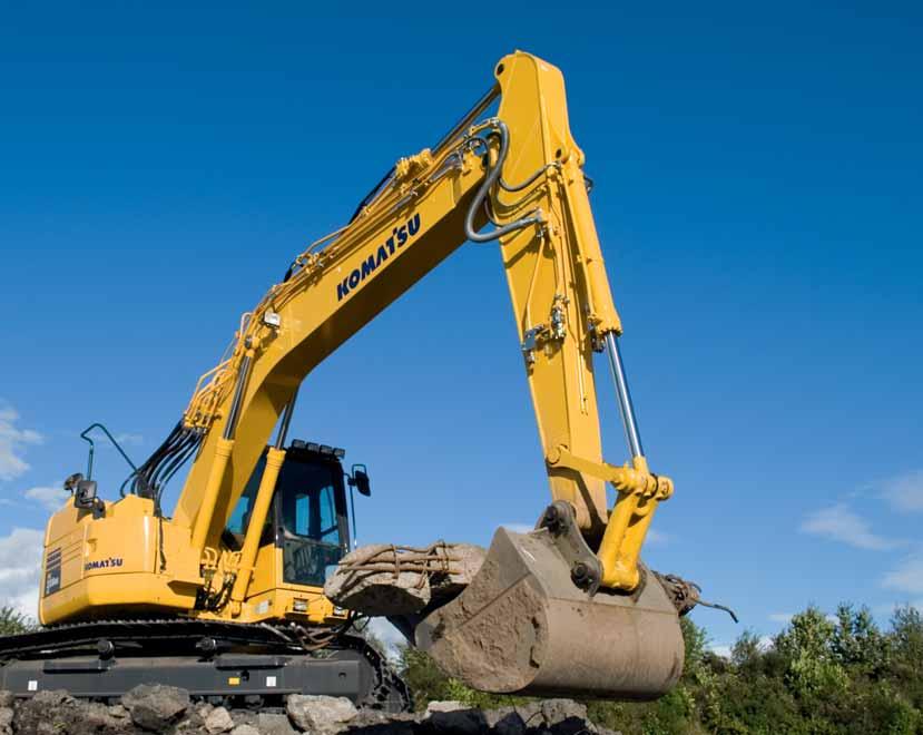 Elektrisk tankpump Standardutrustningen på alla PC228USLC-8 inkluderar en