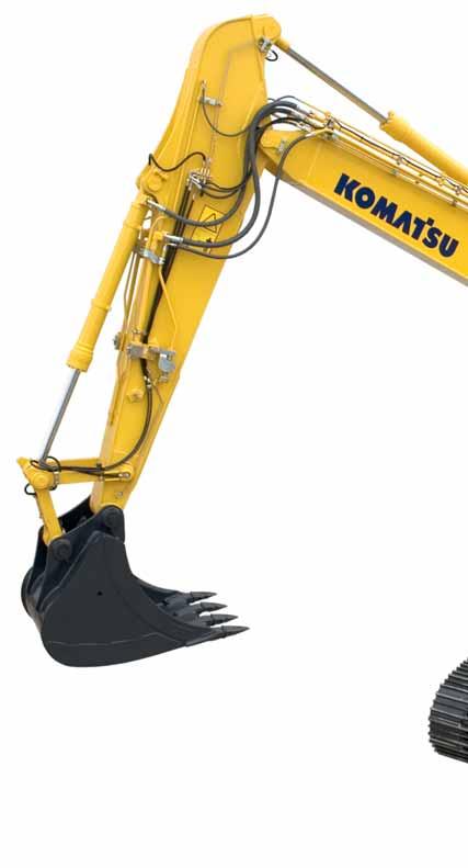 Komatsu streck 8 bandgående grävmaskiner har satt en ny global standard för anläggningsmaskiner.